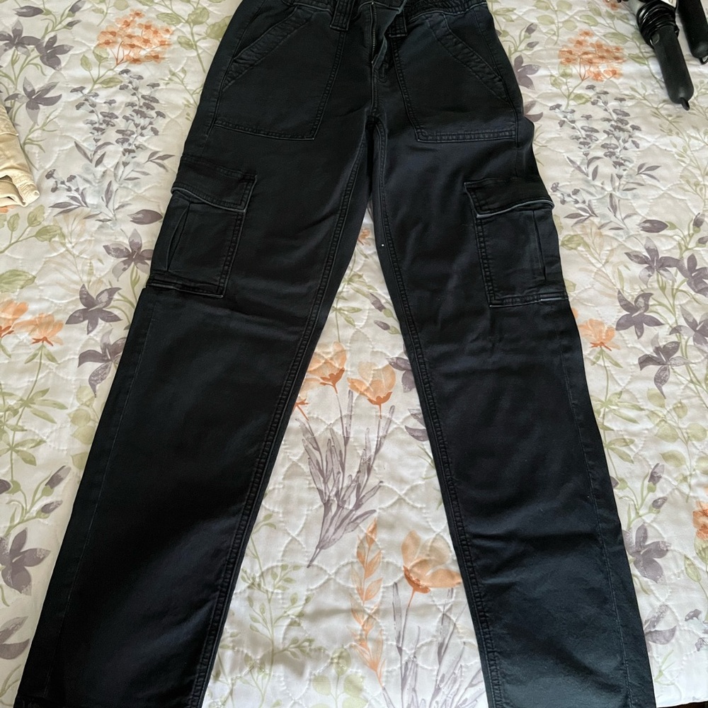 American Eagle Outfitters Charcoal Cargo Pants